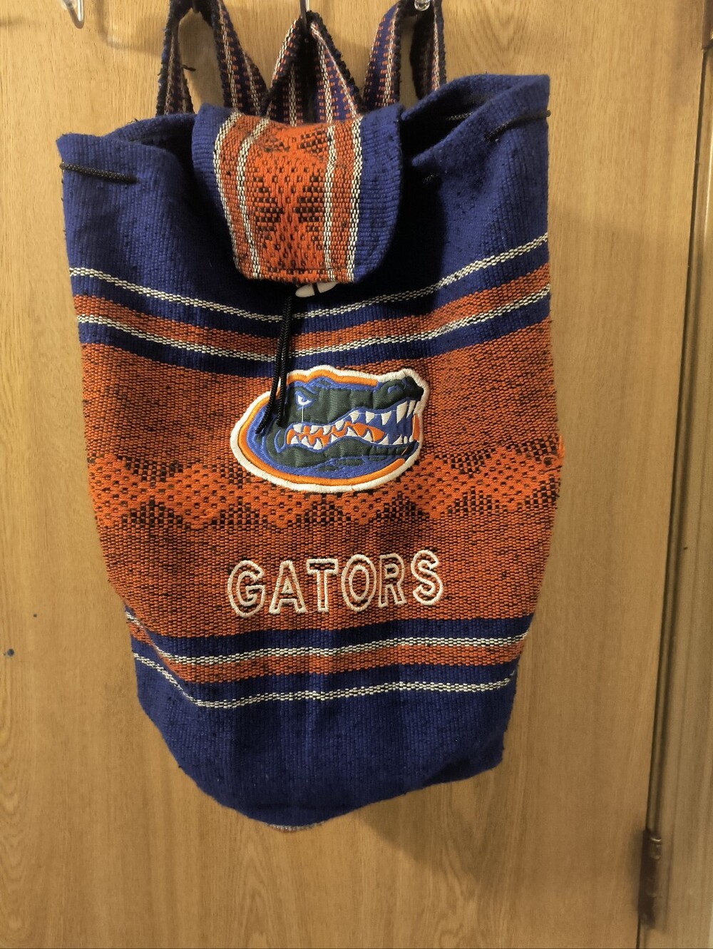 Vintage Florida Gators Woven Jerga Boho Backpack Gameday Rucksack NCAA